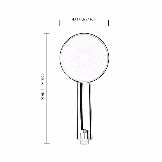 Hy-5007&007 Cheap Luxury Sanitary Ware Chrome Rain Shower Head