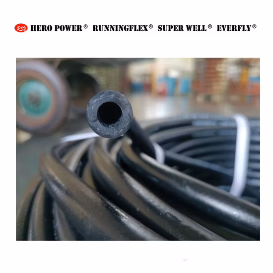 Гладкий тканевый шланг с текстильной оплеткой, 20 бар, 300 фунтов на квадратный дюйм, воздух, вода, мазут, резиновый шланг для промышленного обслуживания.